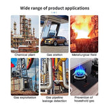 1 Piece Portable Natural Gas Detector Alarm Sound Methane Hexane With LCD Screen 2 AAA Batteries For Home A