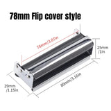 70mm 78mm 110mm Paper Rolg hine Portable Mini Metal Cigarette Roller Wrapping Maker DIY Tobacco Smoking Pipe Accessories