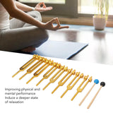 Sound Healing Tuning Fork Ergonomic Tuning Fork Aluminum Alloy 136.1Hz 126.22Hz for Home