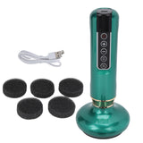 Electric Cupping Therapy Machine Professional Hot Compress Scraping Cupping Massager Ergonomic Suction Adjustable Rechargeable