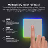T5 TX Ultimate Smart Wall Switch Full Touch Access LED Light Edge Multi-Sensory EWek Remote Control Via Alexa Google