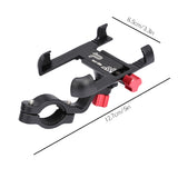 Universal Bike Holder Scooter Handlebar 360 Degree Rotating Mount Mobile Phone Aluminum Alloy Clamp Sier Grey