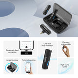 BOYA BOYAK Wireless Lavalier Lapel Microphone for Phone Android DSLR Camera Youtube Live Streaming Audio Recording Interview