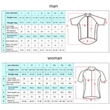 Men and women couple short sleeve Cycling top
