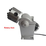 Claws Rotary 80mm Chuck 3 Jaws 4th Axis DM542 Drive For 20W 30W 50W Fiber Laser Nameplate Metal Marking Engraving hine