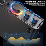 Bluetooth 5.3 Transmitter Receiver 2-In-1 Wireless Audio Adapter for TV/PC/Headphone/KTV/Home Stereo