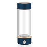 420ml Portable Hydrogen-Rich Generator Rechargeable Hydrogen Water Bottle - Glass Cup.