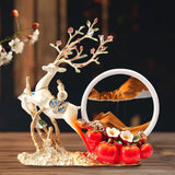 Artistic Deer Sculpture - Resin Decor For Bar, Bedroom & Desk