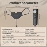 2024 Photon Beauty Instrument Led Mask Infrared Light Therapy Reduce e Brighten Lip Color Face Mas Skin Care