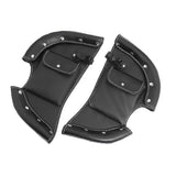 Leather Highway Crash Bar Soft Lowers Closeout Leg Warmer Wind Protector W/pocket For Classic Vinta
