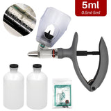 2ml/5ml Automatic Veterinary Continuous Syringe Animal Injection Adjustable Vaccine Syringe for Livestock Bird Cattle Sheep