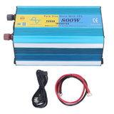 800W Pure Sine Wave Inverter 5V 2.1A USB Ports DC12V to AC LCD Power Inverter for Home RV Car AU Plug AC230V