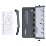 Comb Binding Machine with Handle 21 Holes Book Binder for A4 A5 Letter Size 250 Sheets Bind 18 Sheets 80g Punch Capacity