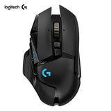 Logitech G502 Wireless Gaming Mouse with Adjustable Weights 25K HERO Sensor 25600DPI RGB 11 Programmable Keys Backlight Dual Mode Scroll Wheel