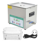 Ultrasonic Washing Machine Timed Cleaning for Jewelry Ring Necklace DK-410HTD 10L 240WAC110V US Plug