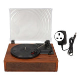 Retro Record Player Portable Bluetooth Turntable Record Player with Built in Speakers 100?240V UK Plug