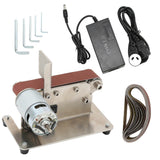 Belt Sander Mini Electric Adjustable Grinder Polishing Machine AC 110240V for DIYAU Plug 775 (100W)