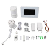 Wireless GSM Alarm Panel 2G 4G Smart Home Security Alarm System with Door Window Sensor Motion Sensor for House Protection