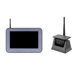 Wireless Solar Powered Energy Magnet Reverse Backup Camera with 5inch Rear View Monitor for Campers