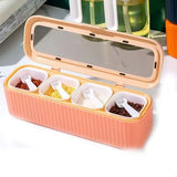 (2pcs)Creative Multifunctional Storage Thickened New Home Combination Set Seasoning Box