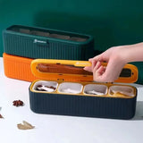 (2pcs)Creative Multifunctional Storage Thickened New Home Combination Set Seasoning Box
