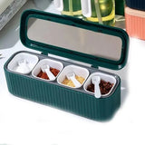 (2pcs)Creative Multifunctional Storage Thickened New Home Combination Set Seasoning Box