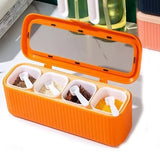 (2pcs)Creative Multifunctional Storage Thickened New Home Combination Set Seasoning Box