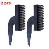 2pcs Reciprocating Saw Wire Brush Attachment Electric Cleaning Brush for Rust Removal, Grinding, Stain Removal, Wall Finishing