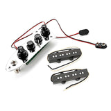 1X Guitar Pickup Set Plus Control Plate System Alnico 5 Neck/Bridg