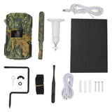 Trail Camera 4G 14MP 2560x1440 IP66 Waterproof 110 Wide Angle Night Vision Two Way Talk Hunting Camera for Outdoor Wildlife EU 4G
