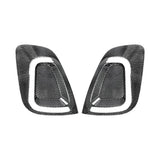 Real Carbon Fiber Car Rear Light Cover Taillight Eyebrow Frame Trim Decoration Protection for 595