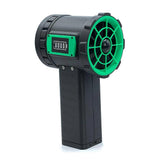 (Green) 64mm Handheld Turbo Jet Blower Brushless Motor Thrust 1.4kg/s Wind Speed 240km/h