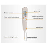 Folding Probe Thermometer Penetration LCD Digital Thermometer Food Safety Thermometer T103(-30C-+2