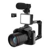 Digital Photography Camera 4K WIFI WebCam Video Recorder 64MP Camcorder Camera Zoom Blogging Camera with 32G Memory Card