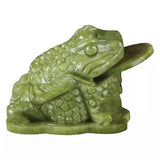 Jade Frog With Coin In Mouthfeng Shui Jade Money Frogthree Legged Wealth