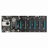 BTC-S37 Miner Motherboard 8 GPU PCIE x16 Plug DDR3 Low Power Consume Sound CarcW FK