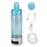 400ML Hydrogen Water Bottle with Sprayer USB Rechargeable Portable Hydrogen Water Generator Hydrogen Rich Water Cup