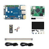 Core3566 Module Kit RK3566 Quad-Core Processor, with 8-Inch -Compatible Touch Screen for CM4 US PLU