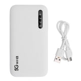 5G WiFi 6 Mobile Hotspot High Speed Support 16 Devices 6100mAh Portable WiFi Hotspot Router with SIM Card Slot for Phone Tablet