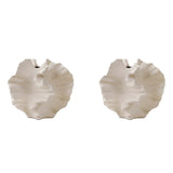 2X Coral Vase Nordic Art Container for Flower Pampas Grass Vase Living Room Tabletop Centerpieces De