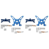 4Pcs Metal Front and Rear Shock Tower for TT-02B TT02B 1/10 RC Car Upgrade Parts Accessories