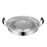 Barbecue Pan Multifunctional Barbecue Tray Backyard Camping Meat Grilling Pan