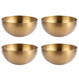 Large Capacity Stainless Steel Salad Bowls Korean Soup Rice Noodle Ramen Bowl Kitchen Food Container