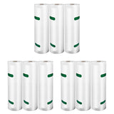 Vacuum Sealer Bags Rolls 9 Pack for Food Saver, Heavy Duty Vacuum Storage Bags for Sous Vide Cooking