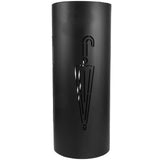 Umbrella Rack Stand Round Iron Doorway Storage Bucket Walking Sticks Holder