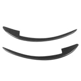 2pcs Carbon Fiber Front Bumper Canard Wings Plain Weave Replacement for Ferrari 458 Italia Spider 2010?2015