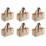 Baby Felt Storage Nursery Organizer Basket Infant Diaper Bag with Handle Changing Nappy Kids Storage