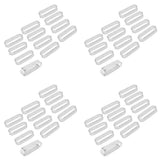 48Pcs Oval Tartlet Molds French Dessert Mousse Fruit Pie Tart Ring Quiche Cake Mold, Stainless Steel