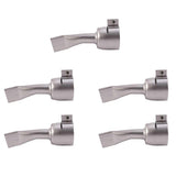 5pcs 20mm Welding Nozzle Wide Angle Flat Slit for Hot Air Plastic Welder Heat Nozzle Plastic Welding