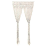 Macrame Cotton Handwoven Tapestry Bohemian Room Divider Window Door Curtains Wedding Background Home Decor 2 Sizes  130*180cm